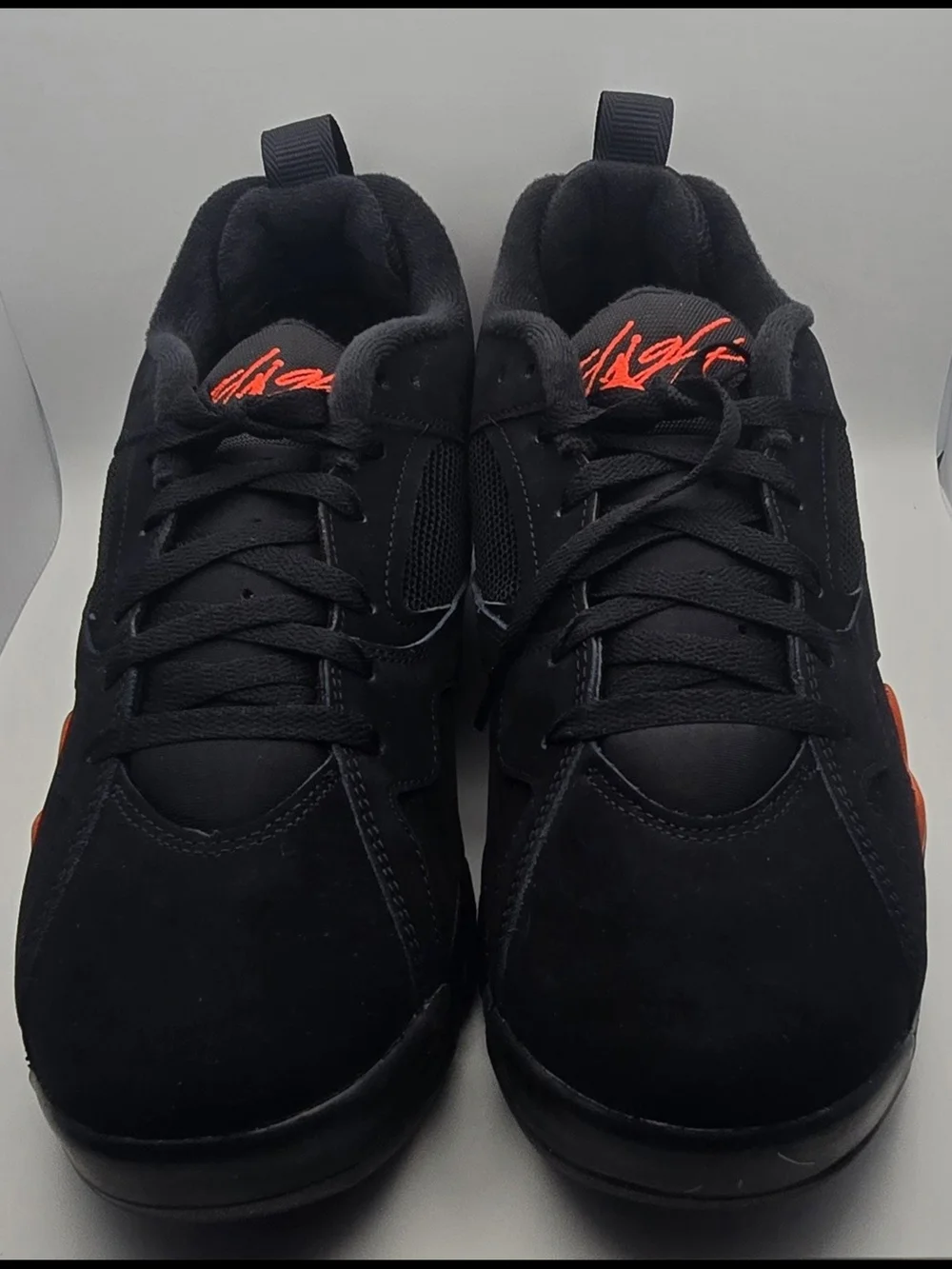 Jordan MVP 92 Black with Red Accent Low-Top Sneaker Mens 10.5